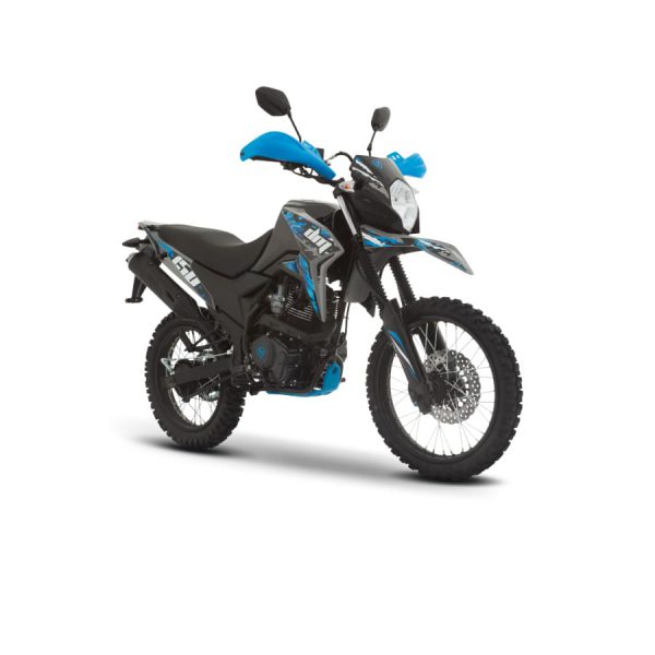 Motocicleta Italika Dm150 Gris / Azul